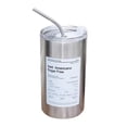 thumbnail image 1 of Vaso aislado Taza de café Reutilizable Vacío irrompible con tapa Paja portátil Argenta 600ML Perfecl Taza Térmica, 1 of 6