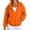 Orange, variant on SUXIAN Fall Hoodies For Women Cozy Quarter Zip Long Sleeve Pocket Layering Warmth Womens Hoodies XXXL