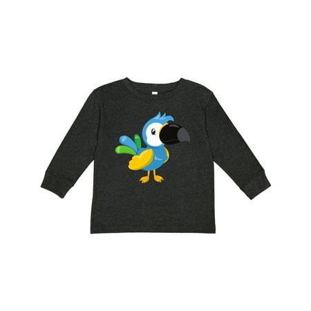 

Inktastic Colorful Parrot Tropical Parrot Cute Parrot Gift Toddler Boy or Toddler Girl Long Sleeve T-Shirt