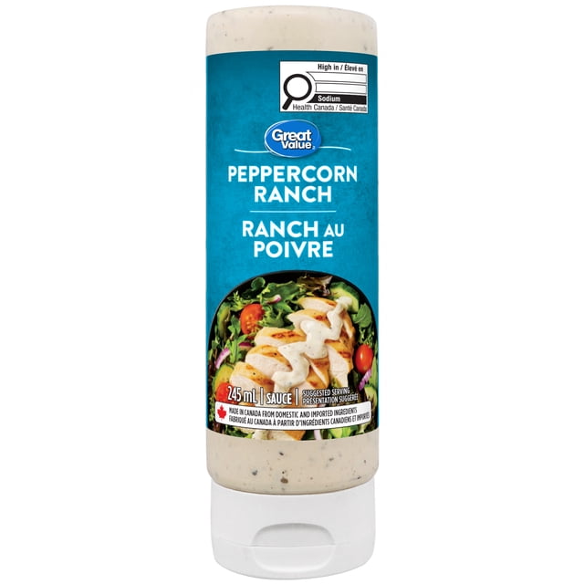 Great Value Peppercorn Ranch Sauce