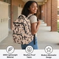 thumbnail image 3 of Jeiento Camo Deer Bow School Backpacks for Girls 8-12 Bookbags Large Capacity School Bags with Zipper Pockets for Primary Students 17 Inch Rucksack, 3 of 7