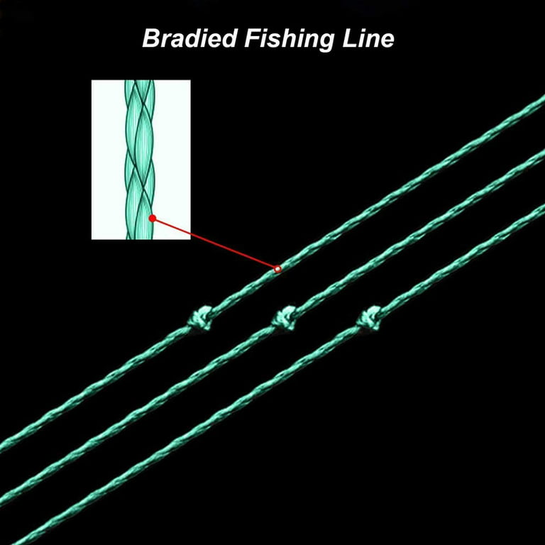 Sakiyrr 1000-Yard 4 Strands Braided Fishing Line, 40 Lbs, Yellow