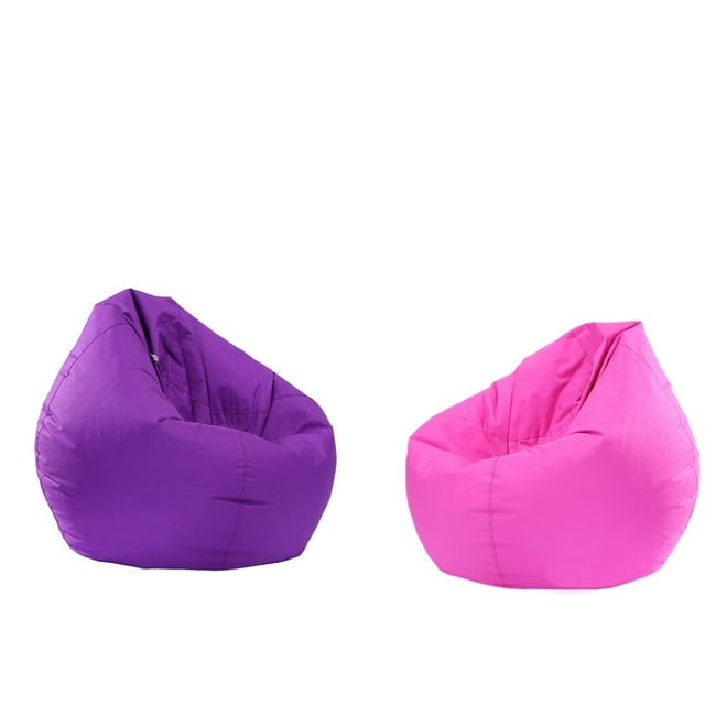 Cubiertas para Bolso de Frijoles Sunnimix Funda impermeable para puf 60x65cm Púrpura