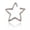 Silver, variant on 1pcs Minimalist Hollow Star Shaped Silver Non-piercing Ear Bone Clips Vintage-Silver