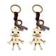 thumbnail image 1 of 2 llaveros retro con colgante creativo para bolso, adorable llavero de robot., 1 of 6