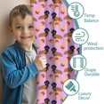 thumbnail image 3 of Blackout Kids Curtains,Pink Dachshund Chips Childrens Insulated Curtains Set Of 2,Bedroom Essentials,Toddler Room Decor 52x84in(132x213cm), 3 of 4