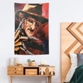 thumbnail image 4 of Horror Freddy Krueger Tapestry Wall Hanging Wall Art Decor Wall Tapestry for Living Room Bedroom Dorm 40"x60", 4 of 8