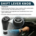thumbnail image 3 of Unique Bargains Automatic Gear Shifter Knob for Mercedes-Benz C-Class Front Automotive Gearbox Stick Shifter Lever Knob Black Plastic 1 Pc, 3 of 6