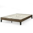 thumbnail image 4 of Zinus 12 Inch Acacia Wood Platform Bed Frame / No Boxspring Needed / Wood Slat Support / Easy Assembly / Tools Included, 5 Yr Warranty, 4 of 7