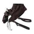 thumbnail image 3 of TISHITA Gothic Steampunk Shoulder Bag Comfortable Dressing up Metal Rivets for Women Normal Coffee, 3 of 8