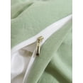 thumbnail image 3 of Move Over Sage Green Bedding Set Soft Washed Microfiber Mini Pom Poms Pattern Boho Duvet Cover Set King No Filling, 3 of 8