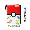 thumbnail image 5 of 400 Pockets Trading Cards Album,Card Binder 4-Pocket, Scrapbook Bag, Cards Collector Album Holder Fits 400 cards with 50 removable sheets, 5 of 8