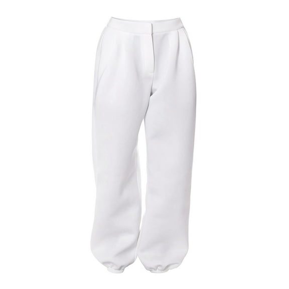 Aayomet Womens Snow Pants Womens Joggers with Pockets for Women Breezy Soft Yoga Lounge Pants Women Sweatpants for Women Joggers,White M