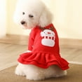 thumbnail image 4 of Dog Dresses for Christmas New Year Holiday Festival Dog Clothes Puppy Party Costumes Cat Outfits Apparel Clothing, 4 of 9