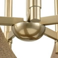 thumbnail image 6 of P400392-205 Progress Lighting Allegheny - 6 Light Chandelier-35.5 Inches Tall and 32 Inches Wide-Soft Gold Finish, 6 of 16
