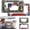 A+B, variant on 250 Anniversary License Plate Frame, Patriots Auto Tag Holder with American Flag Design, Vintage Metal USA Vehicle Plate Shield Fits Standard Cars (A 2PCS)