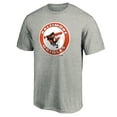 thumbnail image 2 of Men's Ash Baltimore Orioles Cooperstown Collection Forbes T-Shirt, 2 of 3