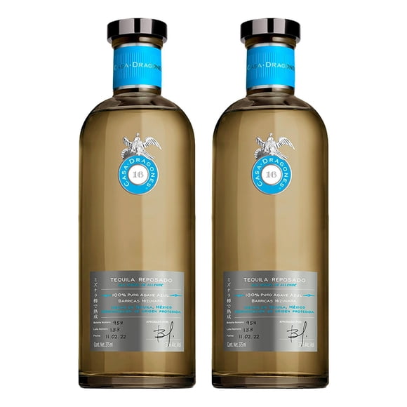 Pack de 2 Tequila Casa Dragones Mizunara 375 ml Casa Dragones