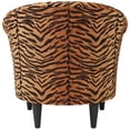 thumbnail image 3 of Fox Hill Trading Nikole Club Chair, Tiger Print, 3 of 5