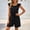 Black, variant on Overall Shorts for Women Sleeveless Square Neck Womens Romper Pleated Regular Fit Casual Outfits for Women Summer for Lounge and Relax S-2XL