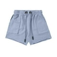 thumbnail image 7 of Iyufng Mens Shorts Athletic Men's Shorts,Men's Casual Solid Color Casual Drawstring Pockets Elastic Sports Shorts, 7 of 7