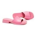 thumbnail image 3 of Camper Women's Dana Leather Strap Slide Sandal, Pink,6 M US, 3 of 7