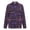 Purple, variant on IROINNID Men's Woolen Turndown Lapel Long Sleeve Plaid Leisure Single-breasted Woolen Shirt Jacket Top