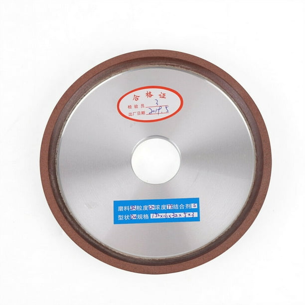 6" Diamond Grinding Wheel 120 Grit Carbide Metal Grinder Sharpener Disc