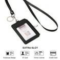 thumbnail image 5 of FloreceBien Portatarjetas de moda con cordón, linda cartera para tarjetas de identificación para mujeres, cartera con cordón de identificación con ranuras, 5 of 5