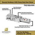 thumbnail image 5 of Dynasty Hardware 4401-ALUM Heavy Duty Commercial Door Closer, Aluminum, 5 of 14