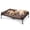 Brown, variant on Veehoo Cooling Elevated Dog Bed + Waterproof Removable Pillow-Top Mat, Dog Sofa Bed, Large, Black