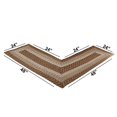thumbnail image 3 of Better Trends Country Braid Collection is Durable and Stain Resistant Reversible Indoor Area Utility Rug 100% Polypropylene in Vibrant Colors, 24" x 4, 3 of 3