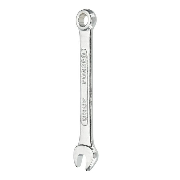 Combination Wrench 6mm Metric 12-Point Box and Open End Zinc Plated Steel