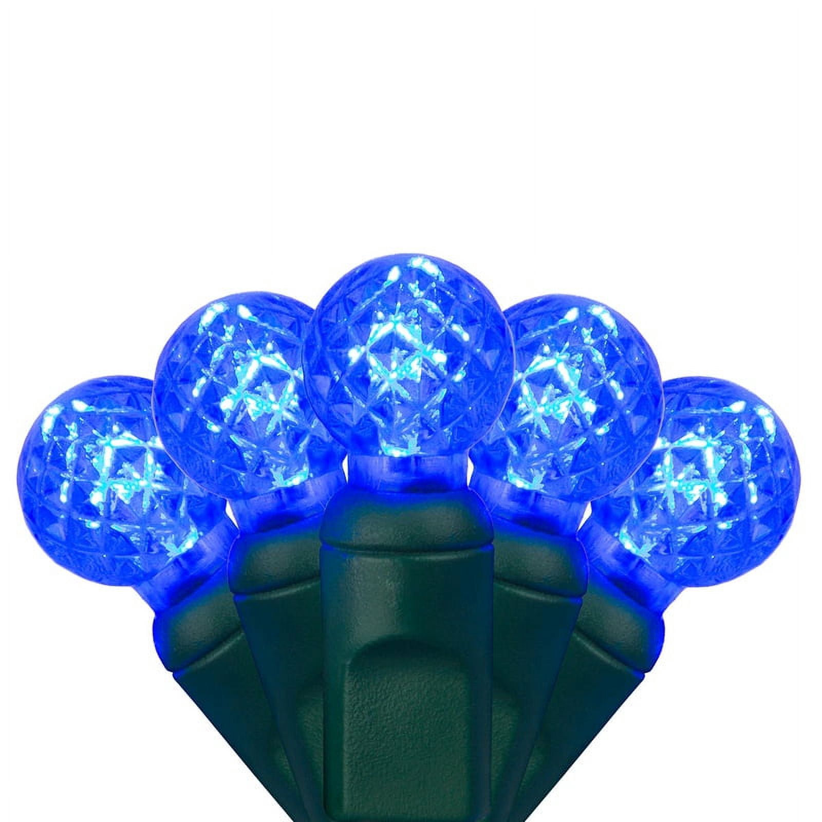 70 G12 Blue Globe String Lights, 24 ft LED Christmas Lights Blue String Lights for Bedroom Home Party Ball Lights Globe Christmas Lights