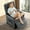 GRAY, variant on Power Recliner Chair for Adults – Heated Massage, Vibration, Electric Reclining Sofa with Side Pocket & Remote, Adjustable Recliner for Living Room or Home Theater Seating (Premium, Gray)