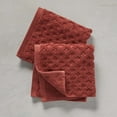 thumbnail image 4 of Better Homes & Gardens Signature Soft Textured 6 Piece Washcloth, Pink/White, 4 of 7
