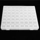 thumbnail image 4 of Caja de almacenamiento artística para esmalte de uñas de escritorio, organizador de 56 ranuras, contenedor de accesorios de joyería, 4 of 8