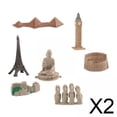 thumbnail image 1 of 2xLandmark Architecture Models World Buildings Model Para Regalo De Cumpleaños Escritorio 7 Piezas, 1 of 8