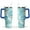 Blue-6, variant on 40oz Cute Ocean Life Turtle Stainless Steel Flip Straw Tumbler Spill Proof Travel Cup Double Wall Vacuum Insulated Coffee Mug with Top Handle