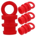 thumbnail image 1 of Hytrove 4Ud Cubiertas Para Y Postes De Advertencia En Material Polietileno Rojo, 1 of 6