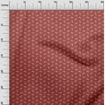 thumbnail image 3 of oneOone Viscose Jersey Red Fabric Retro Feather Sewing Craft Projects Fabric Prints By Yard 60 Inch Wide, 3 of 5