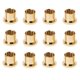 thumbnail image 1 of 12 tapas protectoras RCA chapadas en oro para conector fono de cortocircuito, cubierta protectora de conector RCA, doradas, 1 of 8