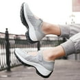 thumbnail image 3 of Vedolay Summer Casual Shoes For Women Women's Soft Flat Slip-on Loafers Breathable Non-Slip Shoes,Gray 9, 3 of 4