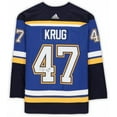thumbnail image 2 of Torey Krug St. Louis Blues Autographed Blue Adidas Authentic Jersey - Fanatics Authentic Certified, 2 of 4