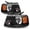 Black Amber, variant on FOR 2004-2008 FORD F150 06-08 LINCOLN MARK LT HALOGEN HEADLIGHTS LAMPS PAIR