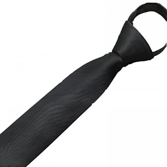 TELOLY Zipper Ties for Men Adjustable Pretied Neckties Zip on Tie for Daily Wear