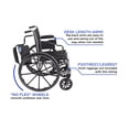 thumbnail image 2 of Silla de ruedas Invacare Tracer SX5 para adultos | Plegable para uso diario | Asiento de 40 cm | Reposabrazos de escritorio, 2 of 5