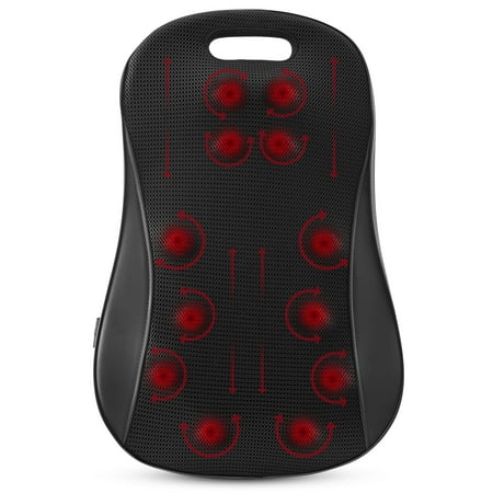 Belmint Full Back Massager with 12 Deep-Kneading Massage Nodes Perfect for Office, Home and Car (Best Car Back Massager)