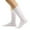 White, variant on Fgnfyis Men Women Pure Color Warm Leg Warmers Heap Socks Thigh High Over The Knee Socks for Festival Black
