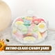 thumbnail image 3 of 2 unids retro vidrio caramelo jarras de caja europeas cajas de almacenamiento frascos con tapa transparente, 3 of 5